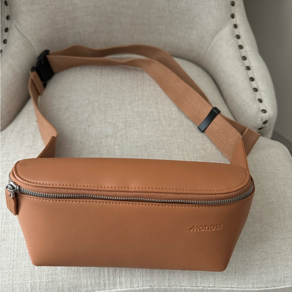 Vegan leather Fanny pack. Monos brand